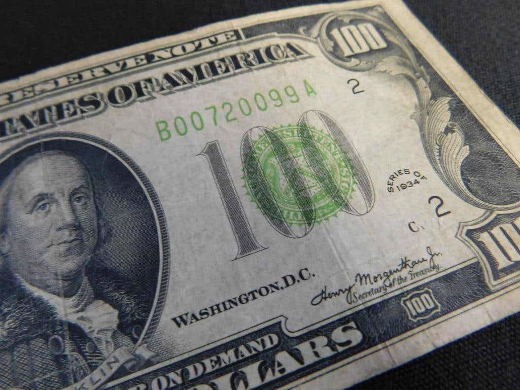 1934 100$ US Bank Note - 3