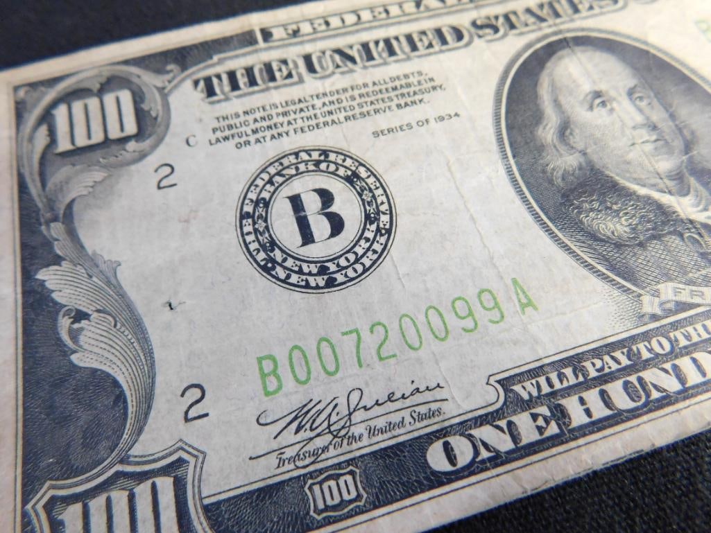 1934 100$ US Bank Note - 5