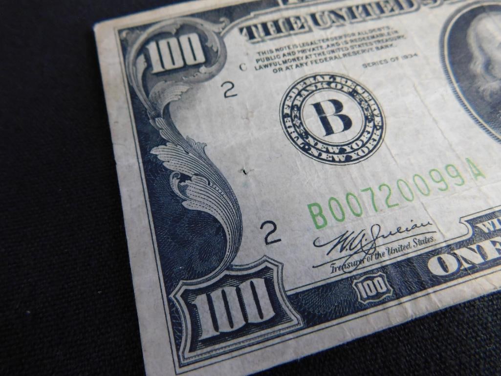 1934 100$ US Bank Note - 6