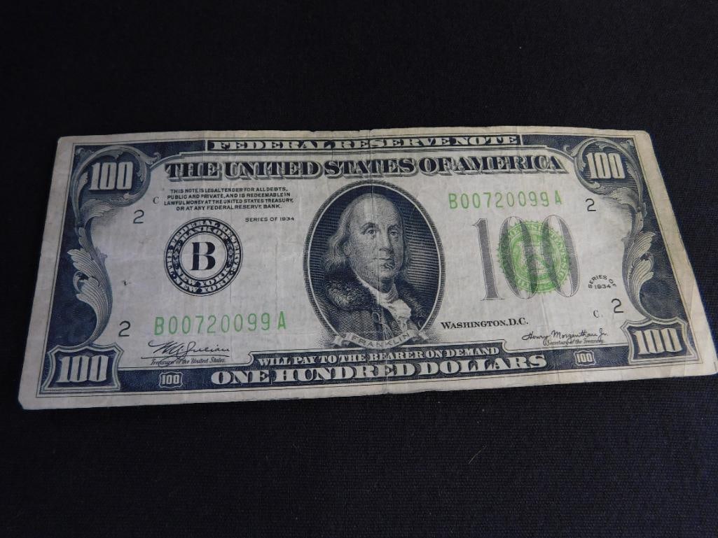 1934 100$ US Bank Note - 9