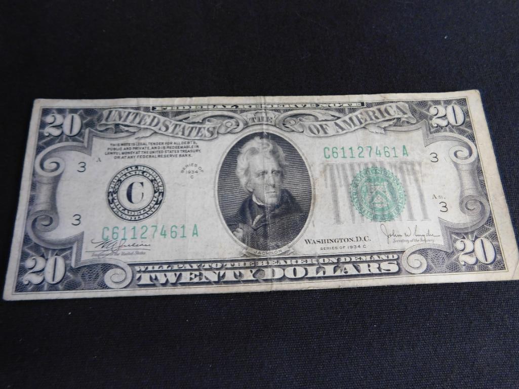 1934 20$ US Bank Note - 7