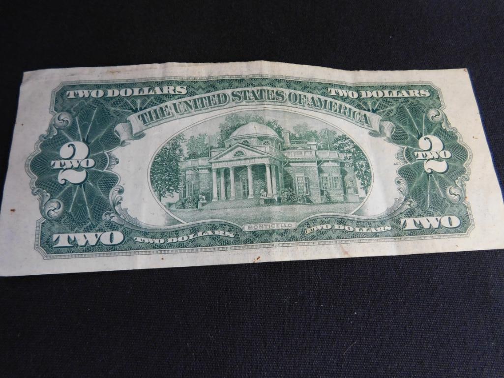 1953 Red Seal US 2$ Bank Note - 6