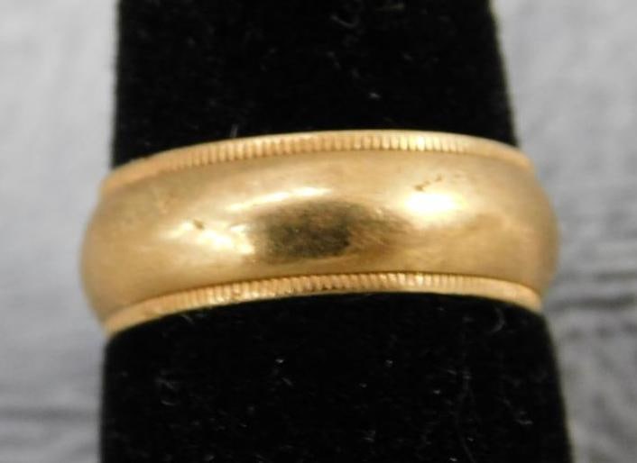 14K Yellow Gold - Ring - Band - Size 6 - 4.77 Grams (1 of 6)