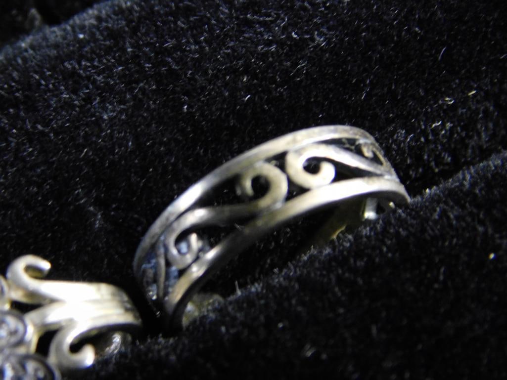 Sterling Silver - 4 Toe Rings - 8.48 Grams - 5