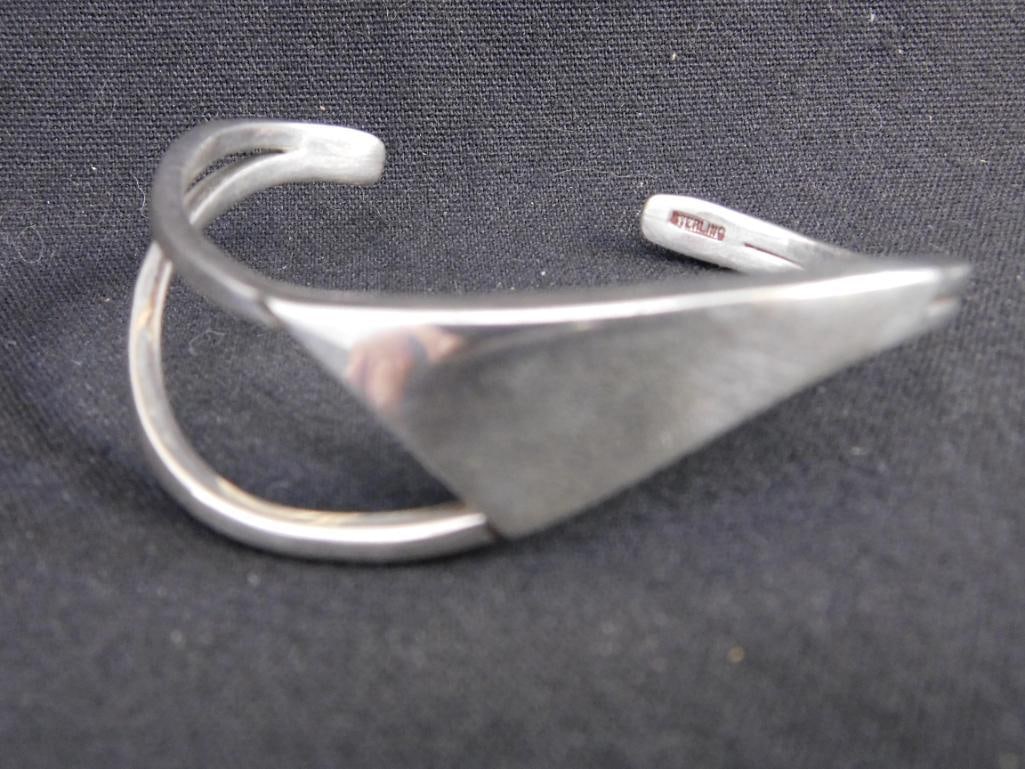 Sterling Silver - Cuff Bracelet - 21.9 Grams - 6