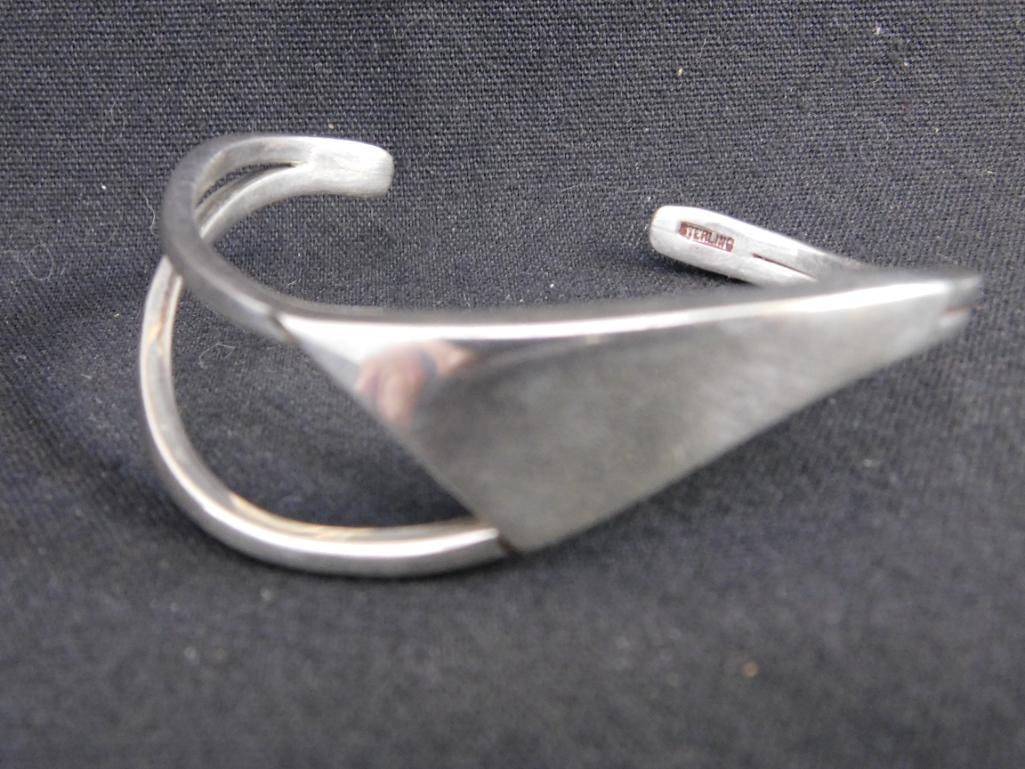 Sterling Silver - Cuff Bracelet - 21.9 Grams - 7