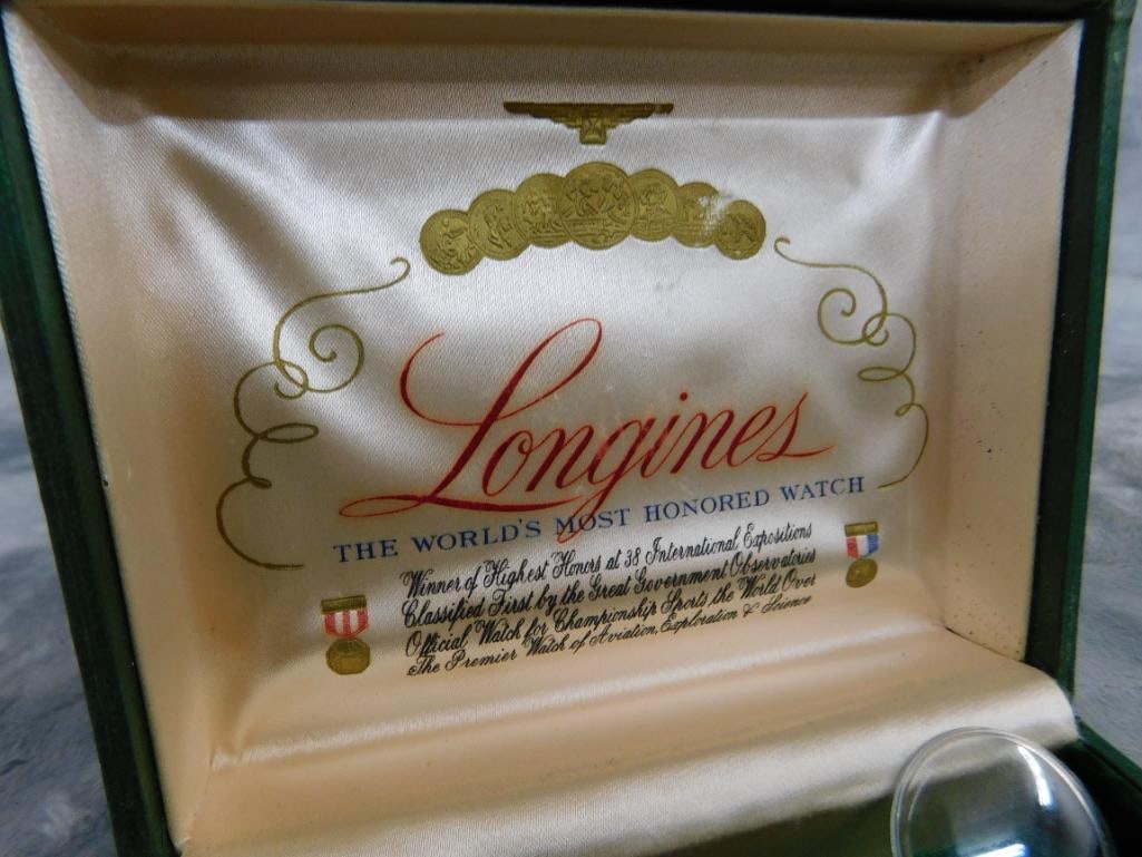 Longines Mens Wristwatch - Untested - Crystal Not Attached - Original Box - 2
