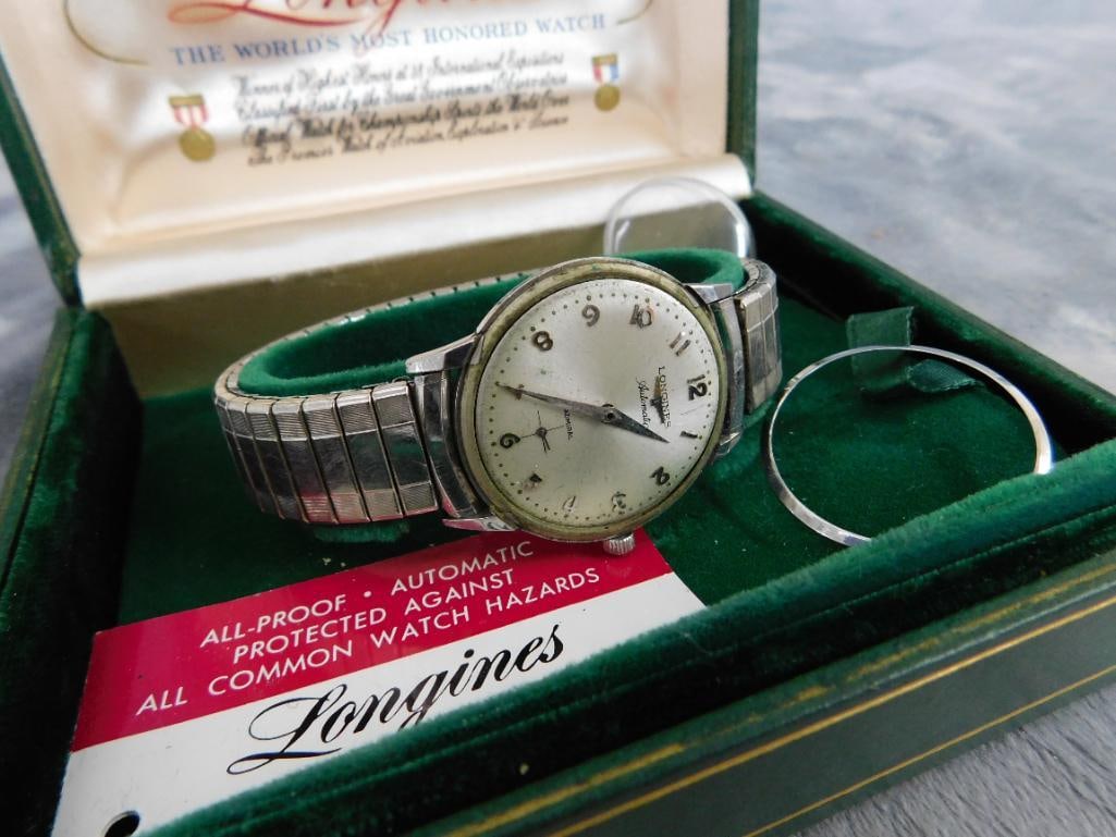 Longines Mens Wristwatch - Untested - Crystal Not Attached - Original Box - 3