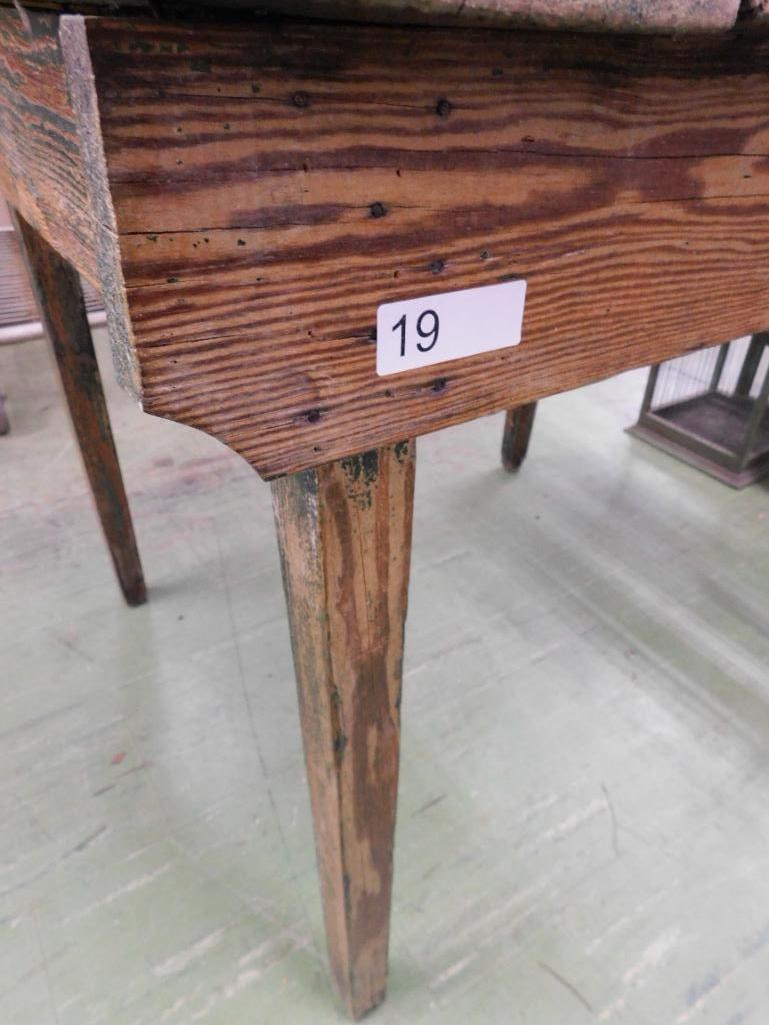 Rustic Square Plank Table - 31" x 39" x 36" - 3