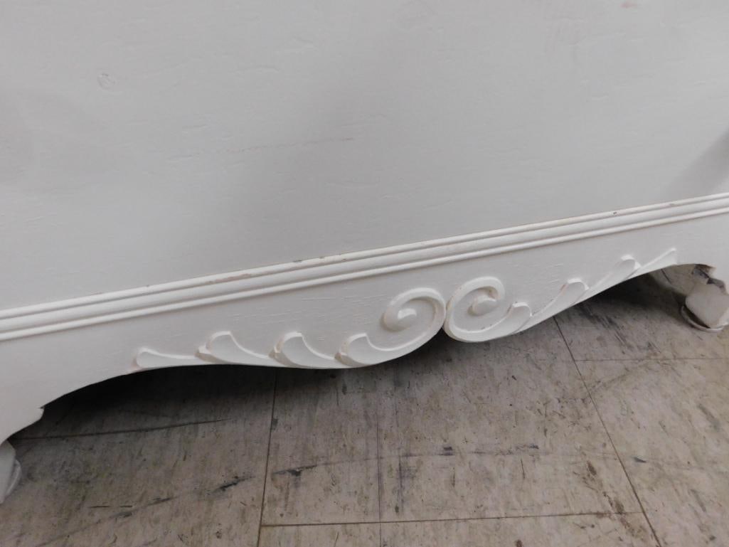 Painted Tall Dresser - 1 Door 5 Drawers - 48" x 33" x 20.5" - 14