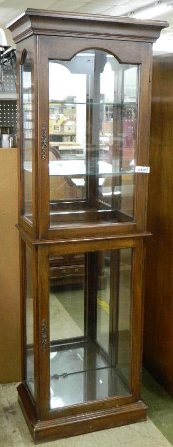 Lighted Display Cabinet - 2 Door - 72" x 21.5" x 15" (1 of 4)