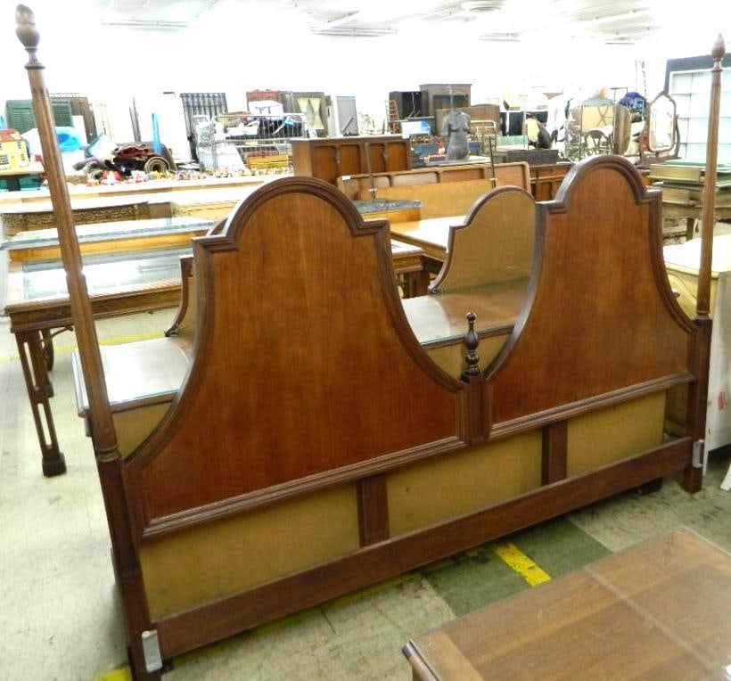 Century maker MCM Furniture - King Size Headboard - 65" Tall: See Photos For Condition and Details