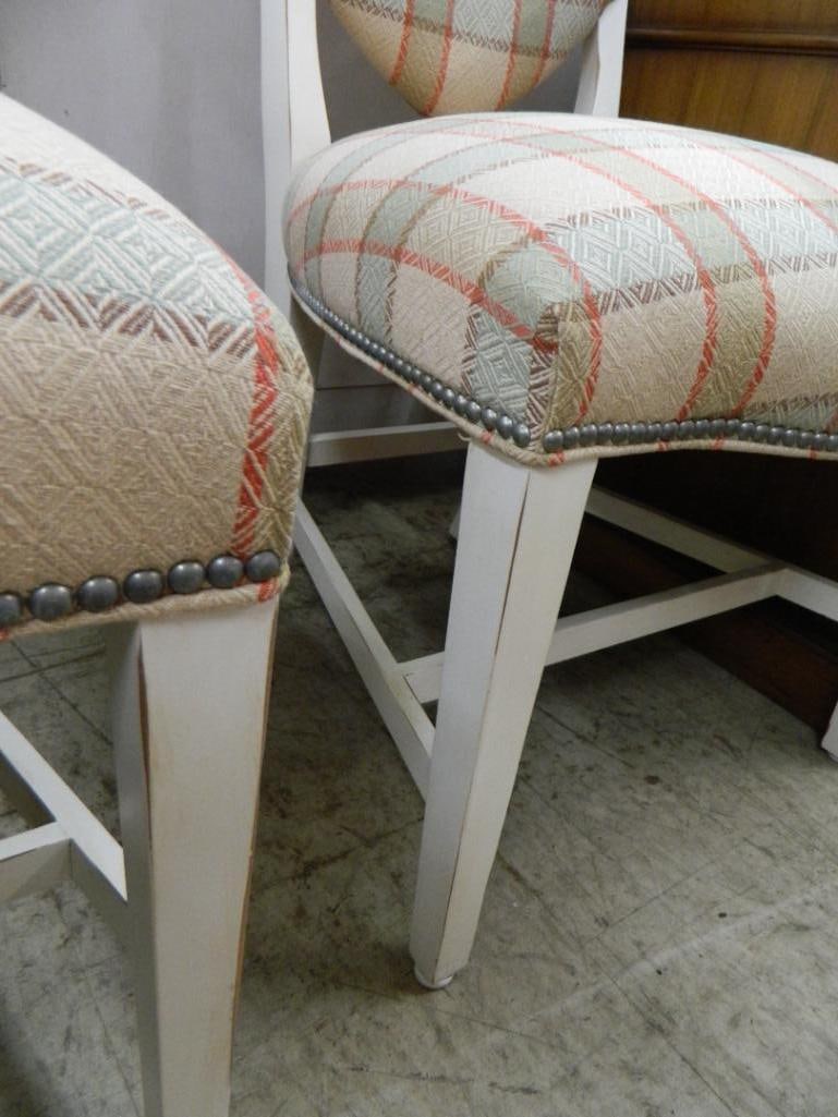 Pair of Upholstered Side Chairs - Each 40" x 22" x 22" - 3