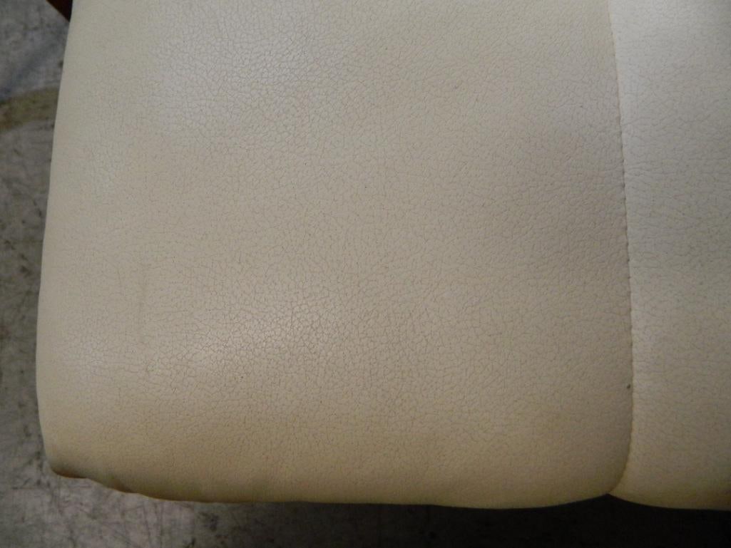 Leather Upholstered Ottoman / Coffee Table - 18" x 50" x 50" - 4