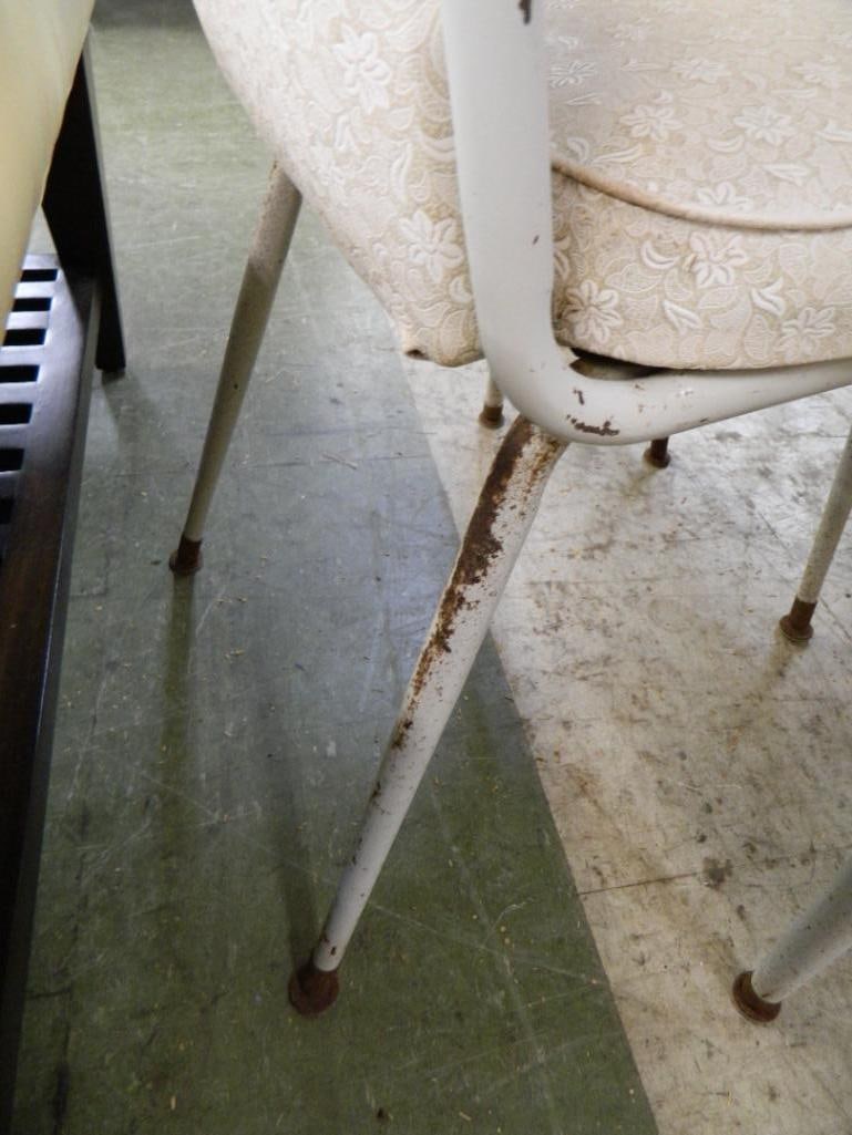 Mid Century Modern Formica Dining Table with 4 Chairs - Table 30" x 47" x 36" - 5