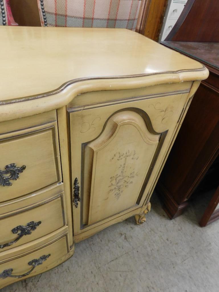 French Provincial Sideboard - 2 Doors - 3 Drawer - 33.5" x 65" x 21" - 7
