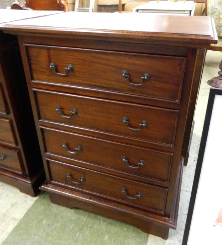 4 Drawer Oversized Night Stand - 35.5" x 27" x 18.5": See Photos For Condition and Details