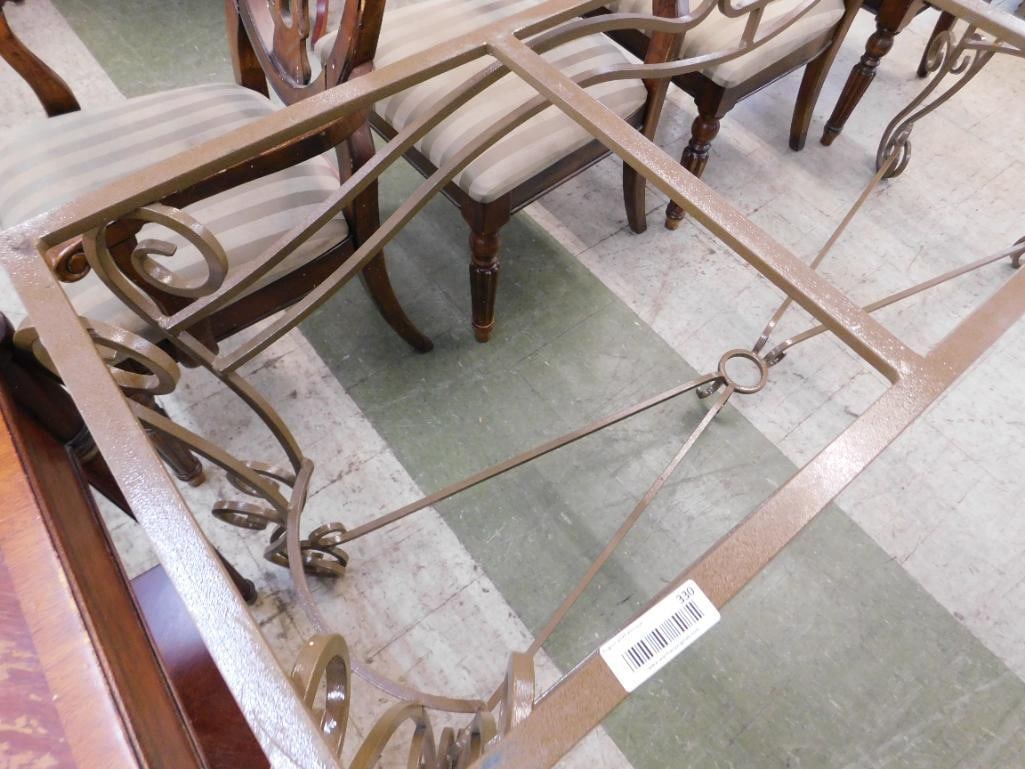 Wrought Iron Sofa / Foyer Table Base - 32" x 72" x 20" - 5