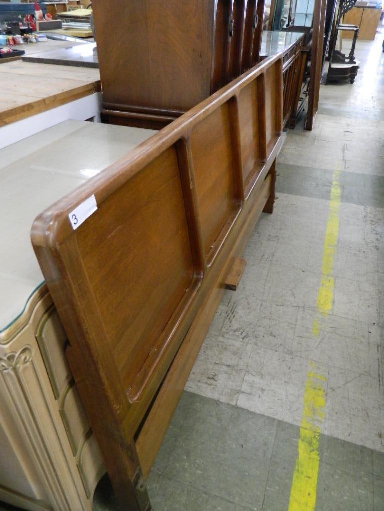 White Furniture Co. MCM Mid Century King Size Headboard - 38" Tall - 2