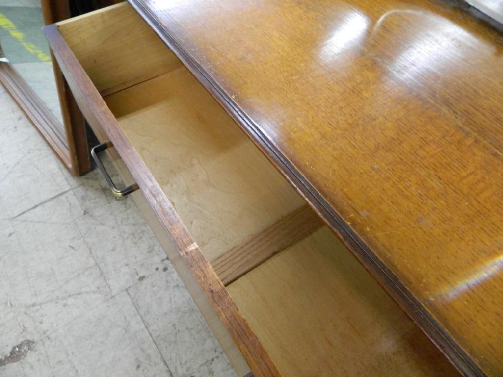 3 Drawer Dresser with Bat Wing Mirror - 61" x 39" x 18" - 6