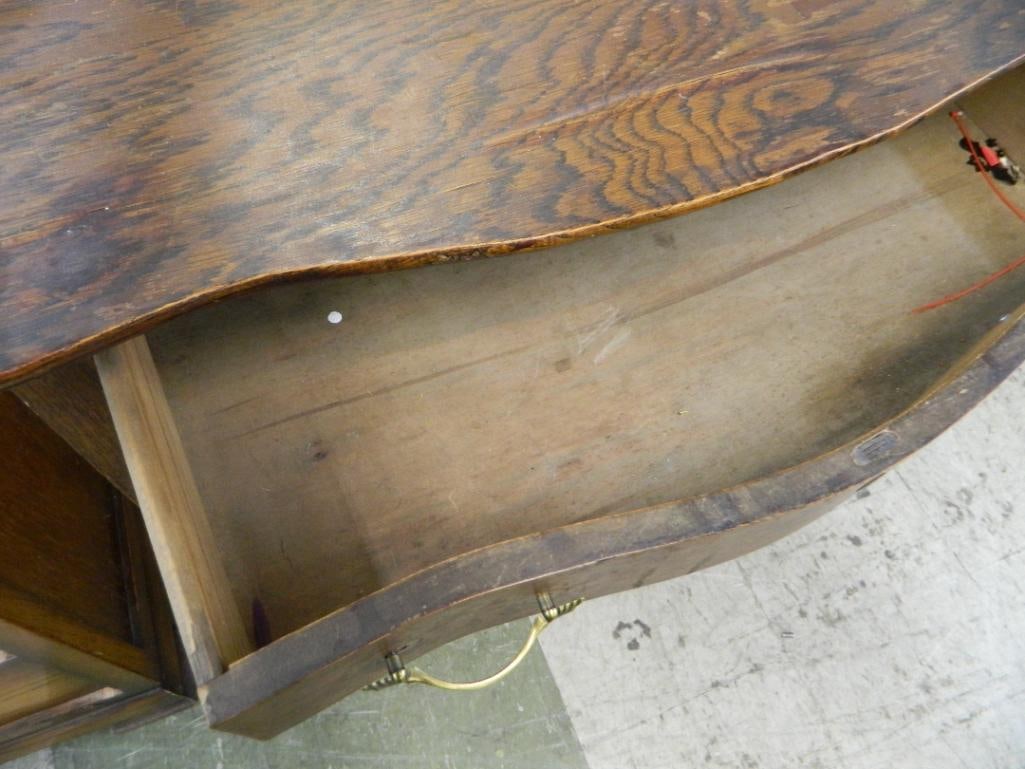 1 Drawer Oak Vanity with Mirror - 63.5" x 32" x 18" - 6