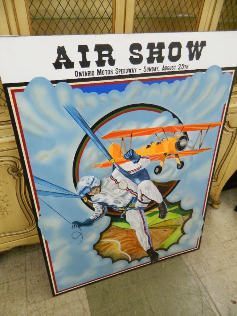 "Air Show" Painting on Board - By Pat McMillan - 48" x 36" - 10