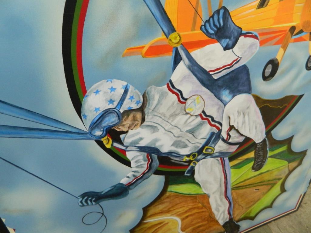 "Air Show" Painting on Board - By Pat McMillan - 48" x 36" - 4