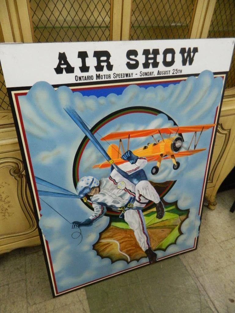 "Air Show" Painting on Board - By Pat McMillan - 48" x 36" - 9