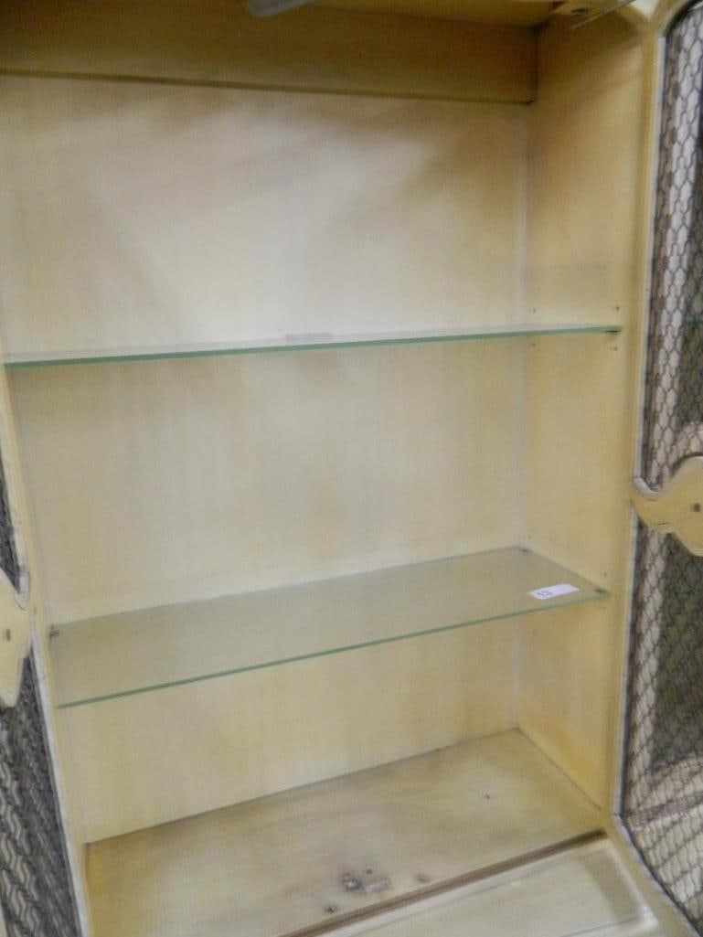 French Provincial 2 Piece Breakfront / China Cabinet - 82.5" x 66" x 16" - 5