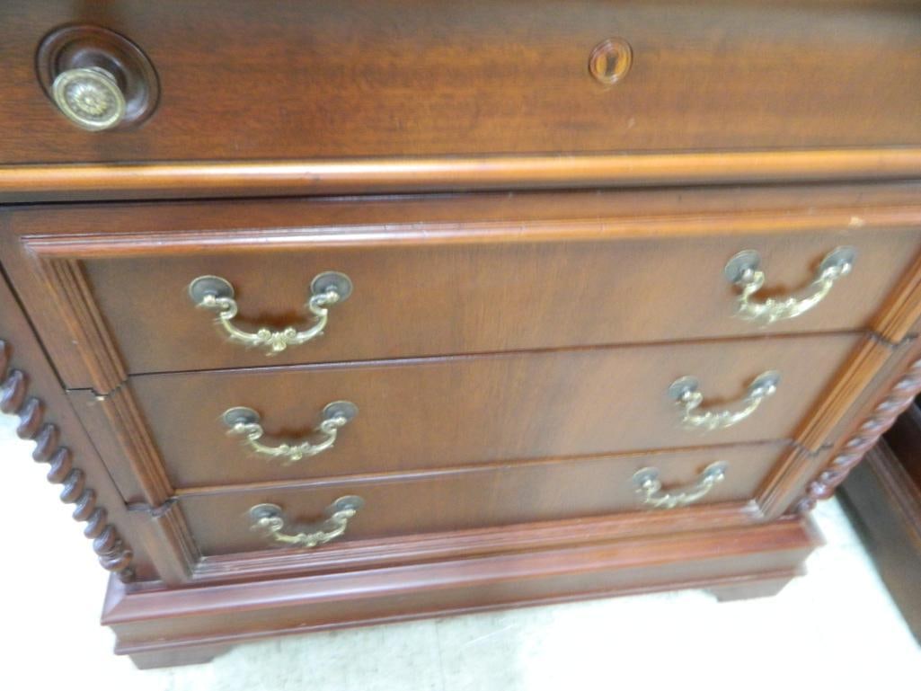 Lexington 4 Drawer Oversized Nightstand with Gallery - 36" x 34" x 18" - 5