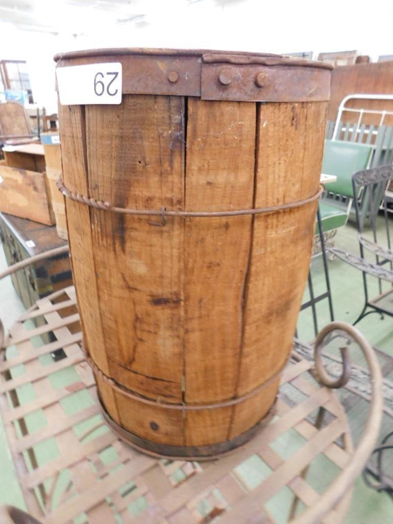 Vintage Nail Barrel - 17" x 11" - 5