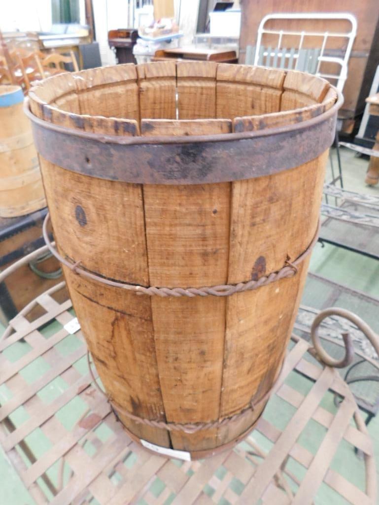 Vintage Nail Barrel - 17" x 11" - 7