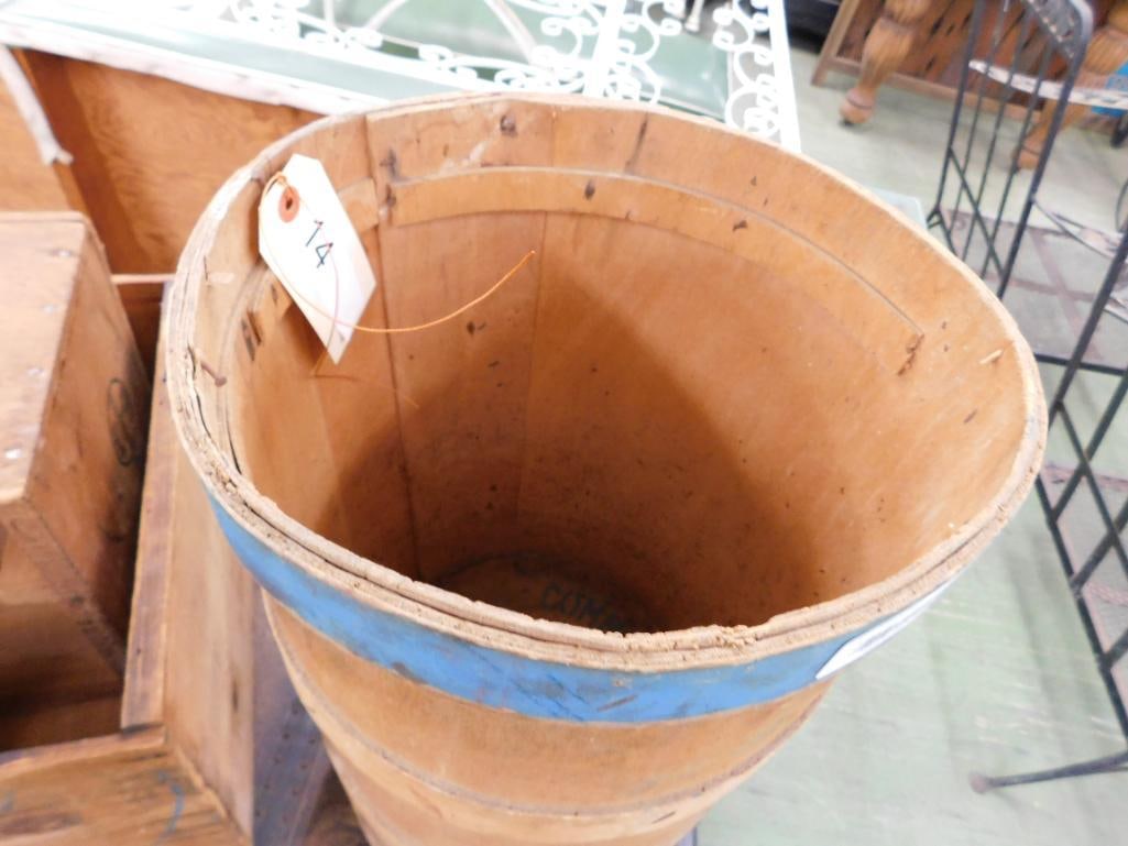 Yugoslavia Made Nail Barrel - 18.5" x 10.5" - 2