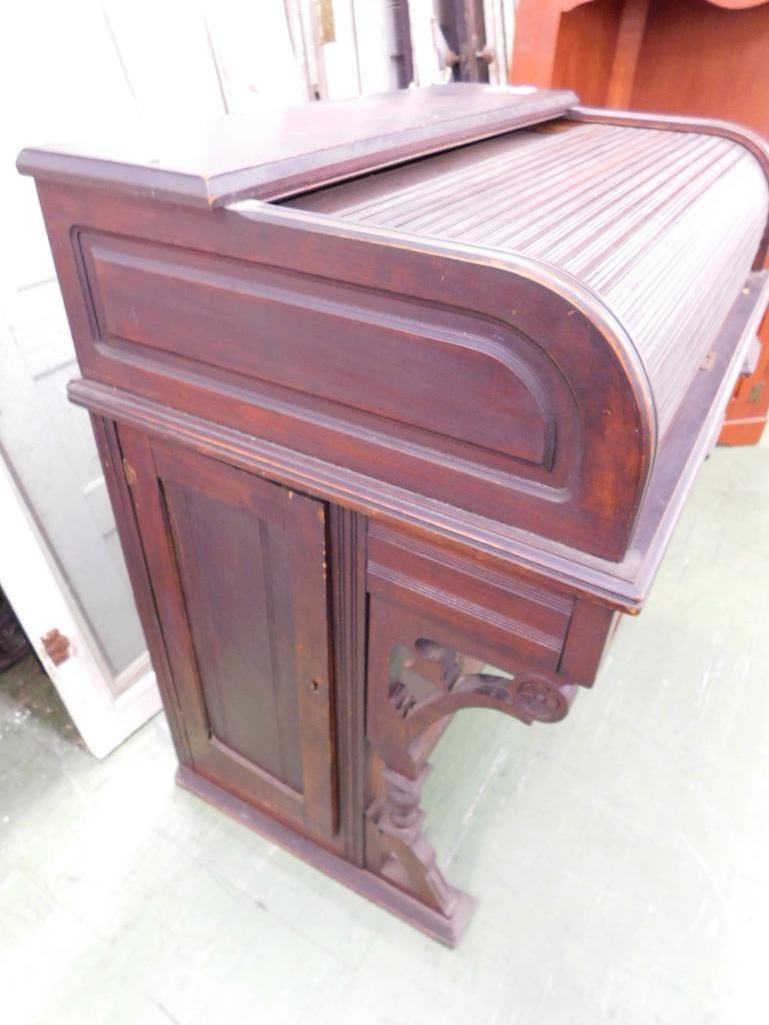 Davenport Desk with Tambour - 38" x 35" x 23" - 3