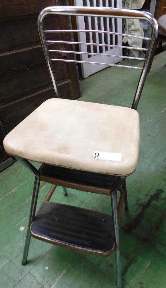 Costco Utility Chair - 34.5" x 17" x 16": See Photos For Condition and Details