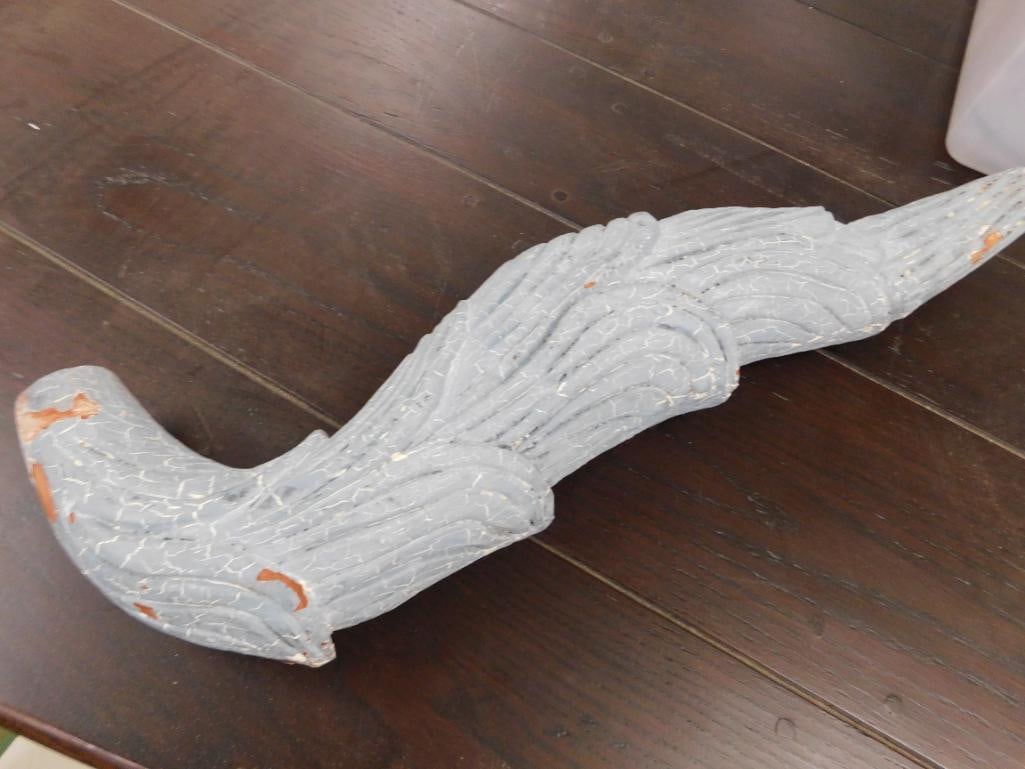 Modern Wood Merry Go Round Horse "Unicorn" - Tail Separate - 47" x 42" x 16" - 9