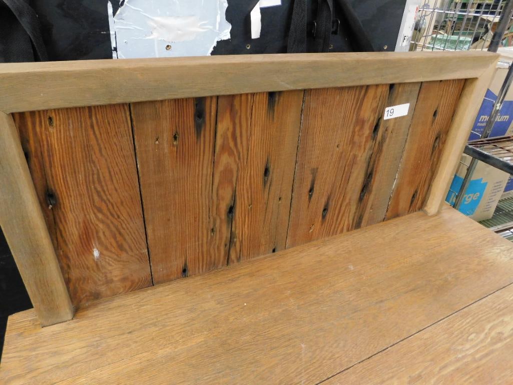 Hand Made Re Purposed Table - Foyer Table - 45" x 42" x 21" - 2