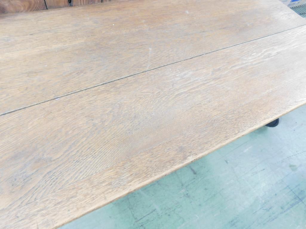 Hand Made Re Purposed Table - Foyer Table - 45" x 42" x 21" - 3