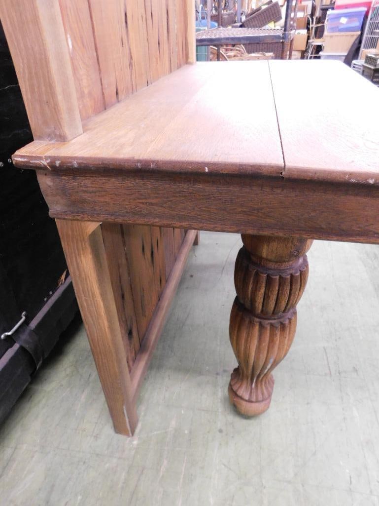 Hand Made Re Purposed Table - Foyer Table - 45" x 42" x 21" - 4