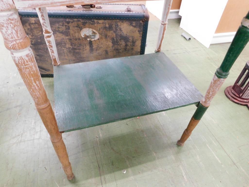 Funky Hand Made Side Table - 30" x 26" x 21.5" - 4