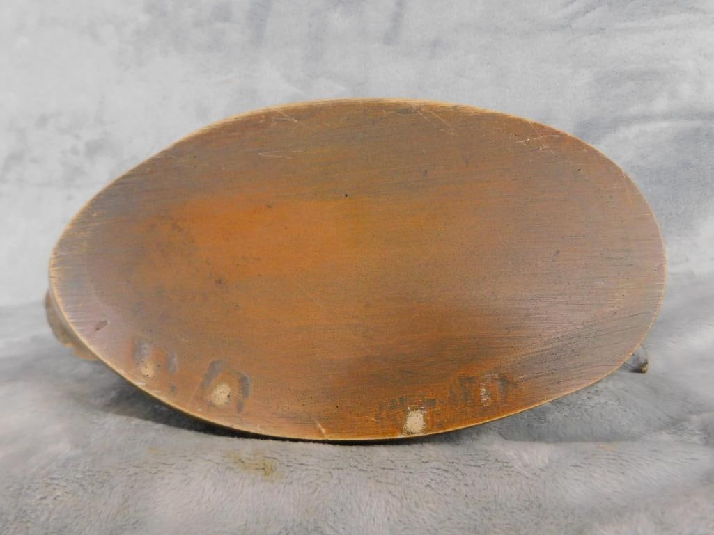 Early 80s Jules Bouillet Signed Carved Decoy - "Mallard II" - 5.5" x 11.5" x 5" - 6
