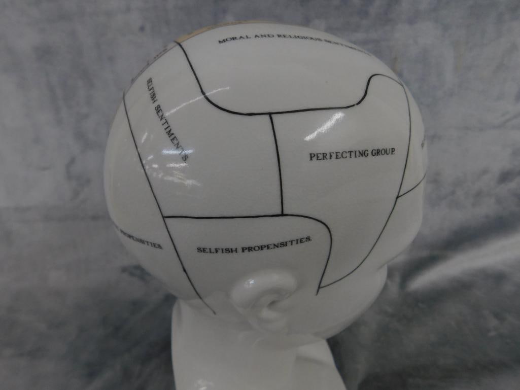 Phrenology Head / Bust - Color - By L.n. Fowler - 12" x 5.5" x 4.25" - 7