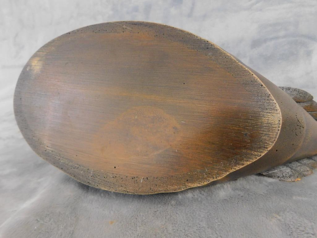 Early 80s Jules Bouillet Signed Carved Decoy - "Pintail II" - 5.5" x 13" x 5" - 10