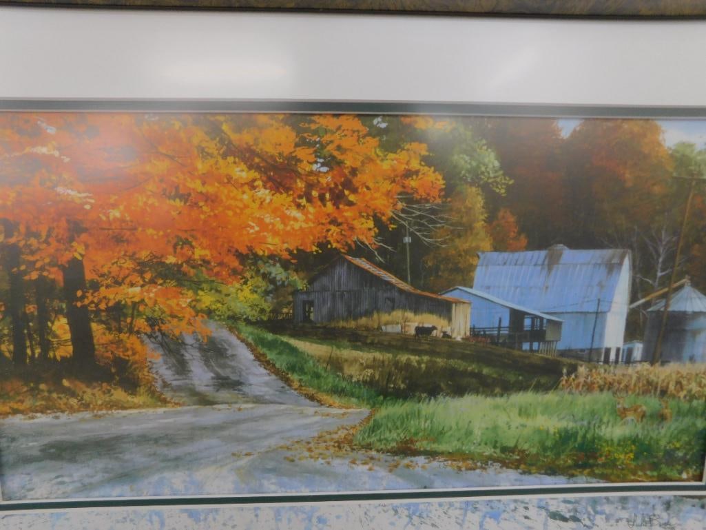 Luke Buck Signed Limited Edition Lithograph - "Country Road" - 357/950 - 2