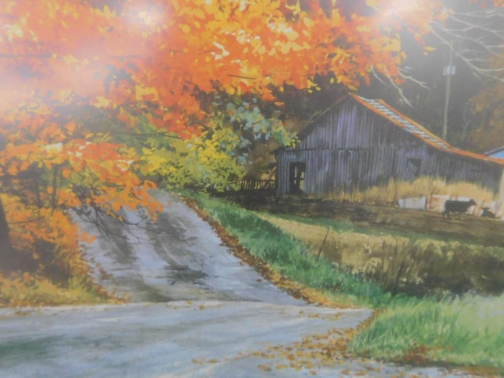 Luke Buck Signed Limited Edition Lithograph - "Country Road" - 357/950 - 4