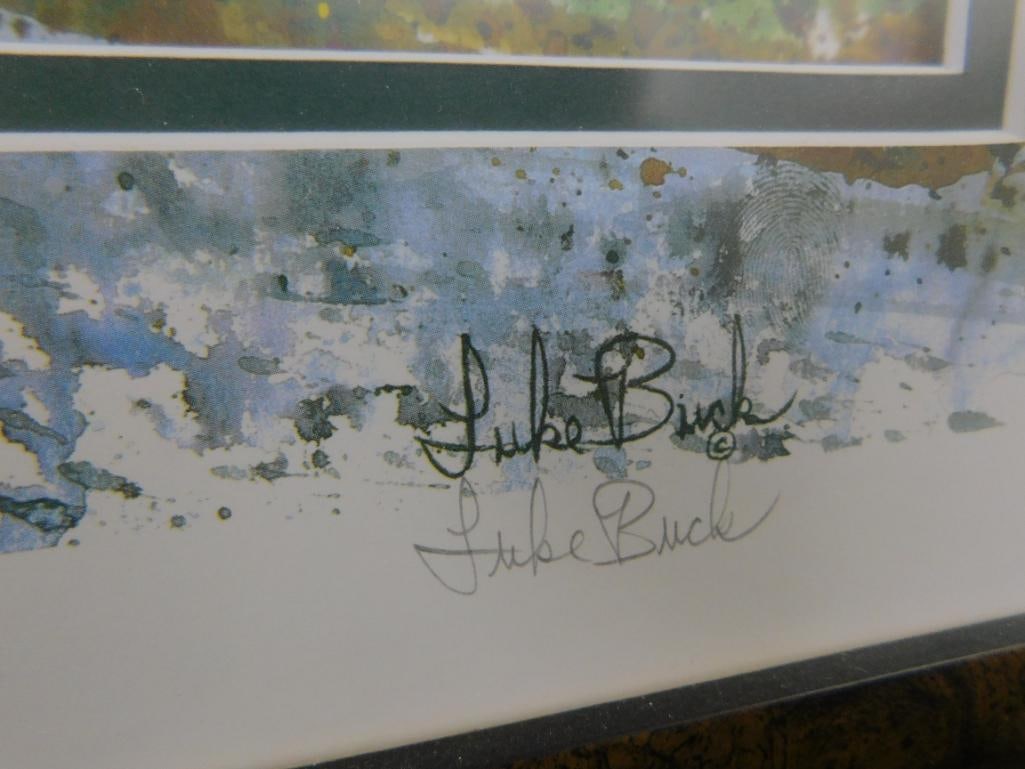 Luke Buck Signed Limited Edition Lithograph - "Country Road" - 357/950 - 7