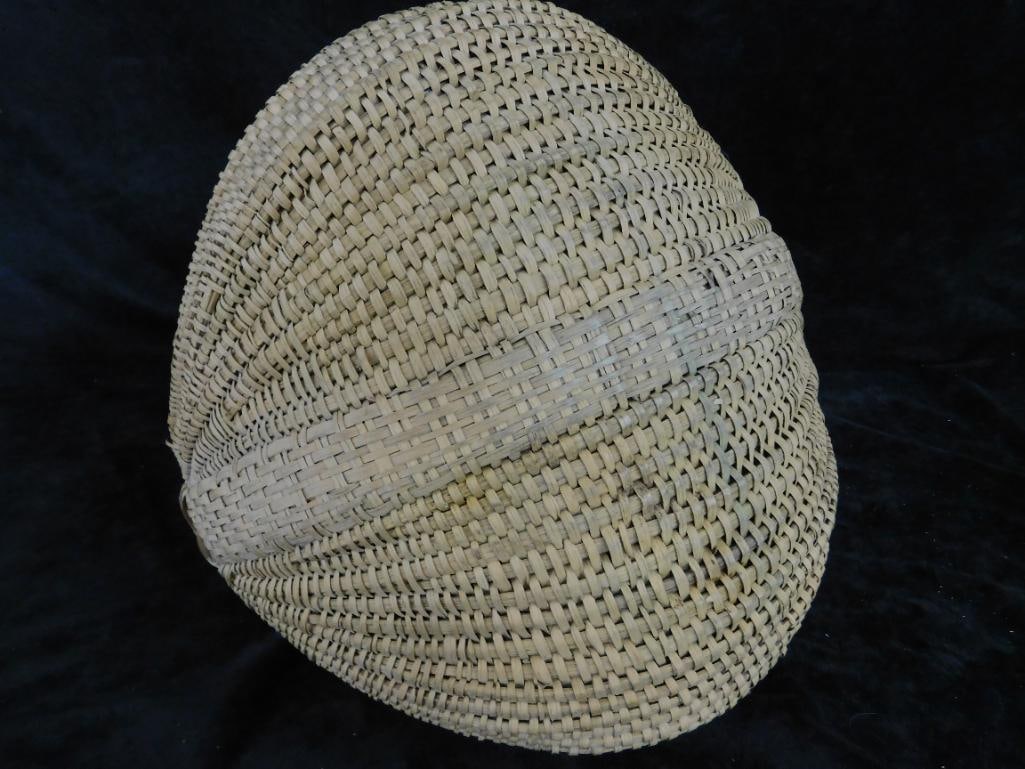Vintage Handled "Buttocks / Bottom" Basket - 11" x 12" x 12" - 3