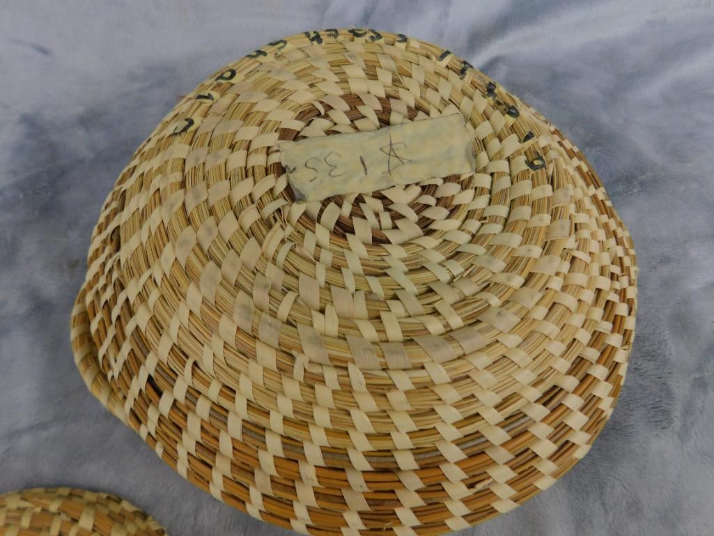 Charleston SC - Sweet Grass Basket with Lid - 6" x 11" x 8.5" - 7