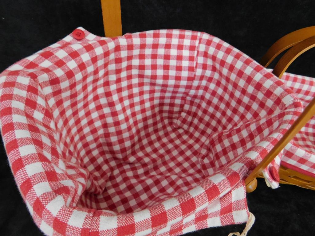 Pair of Heritage Mint LTD. - Canadian Maple Handled Baskets - 4.5" x 13" x 9" and - 3
