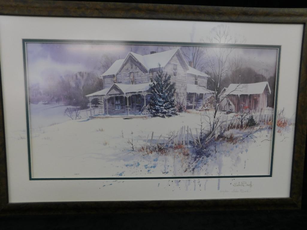 Luke Buck Signed Limited Edition Lithograph - "The Homestead" - 545/750 - 11